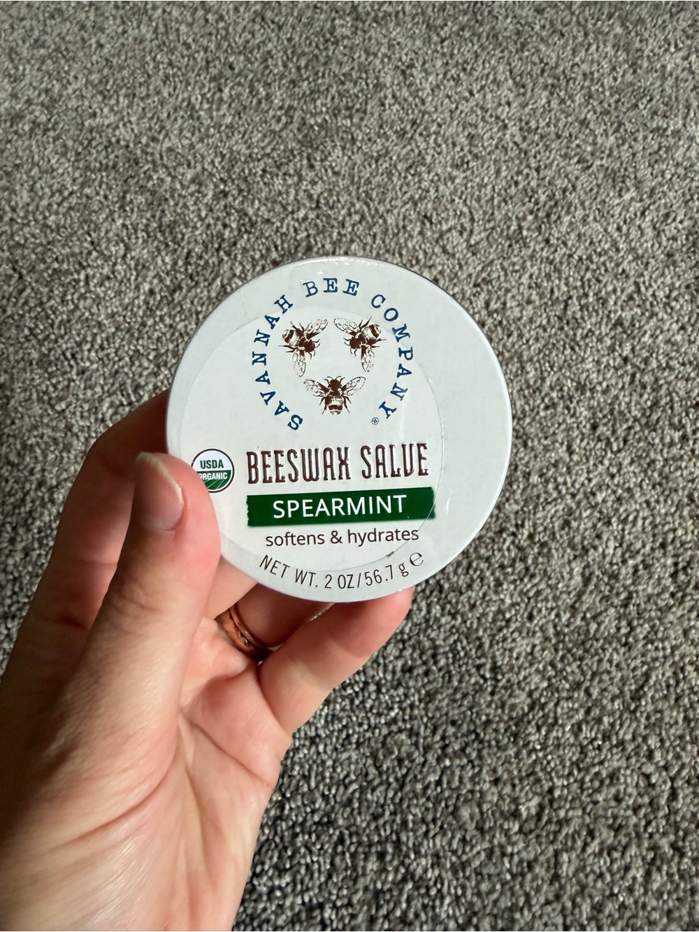 Spearmint Beeswax Salve